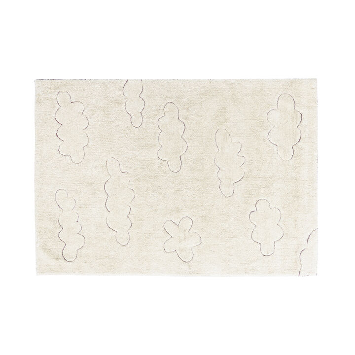 RugCycled washable rug Clouds