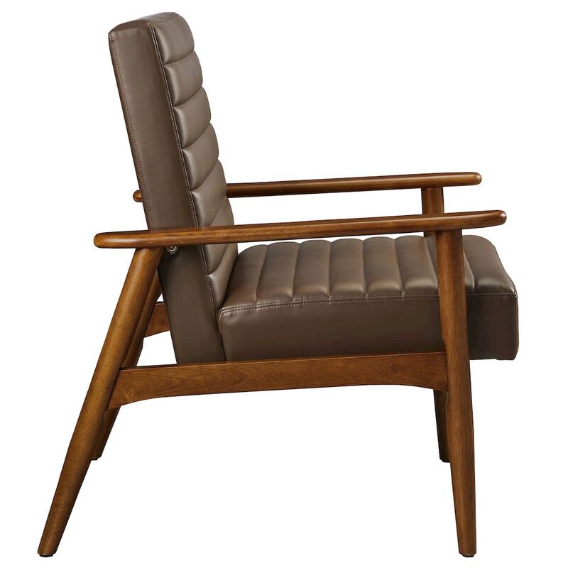 Jensen Vegan Leather Accent Chair image number 3
