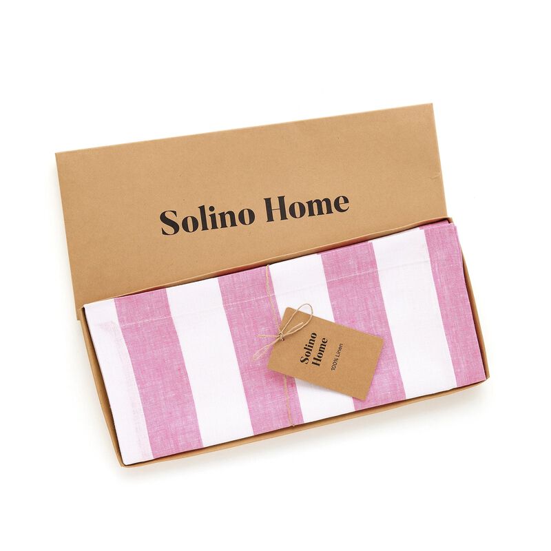 Linen Table Runner - Cabana Stripe image number 4