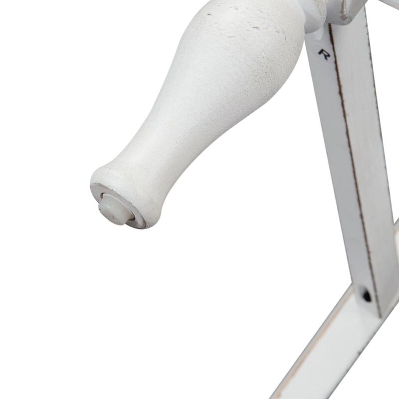 Liberty Furniture Magnolia Manor Ladder Back Counter Chair (RTA)-Set of 2 in Antique White image number 9