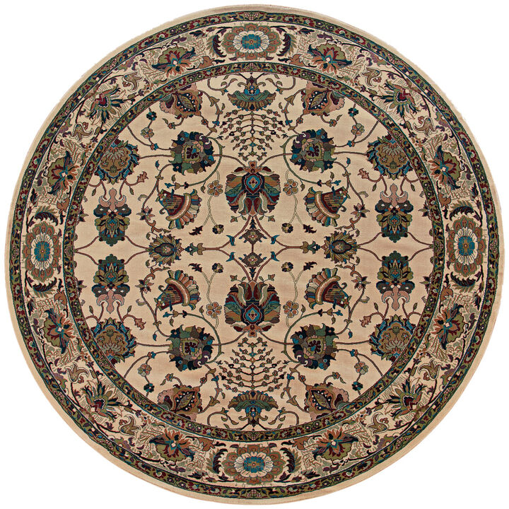 HomeRoots Floral Area Rug