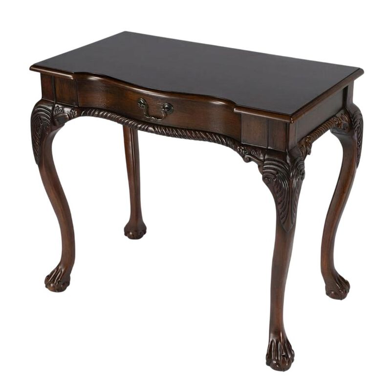 Starlight Canyon Home Vintage Vanity Desk, Solid Wood Writing Desk with Cherry Veneer Finish image number 0