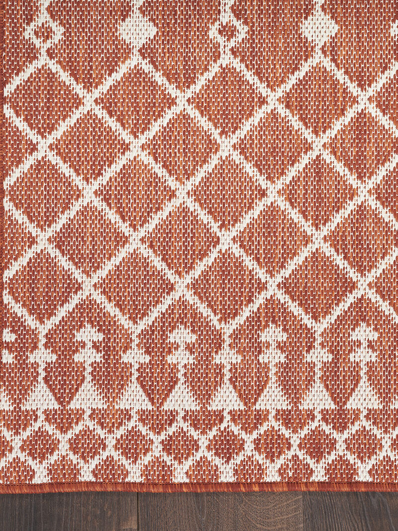 Positano POS02 Terracotta 5' x 7' Rug image number 4