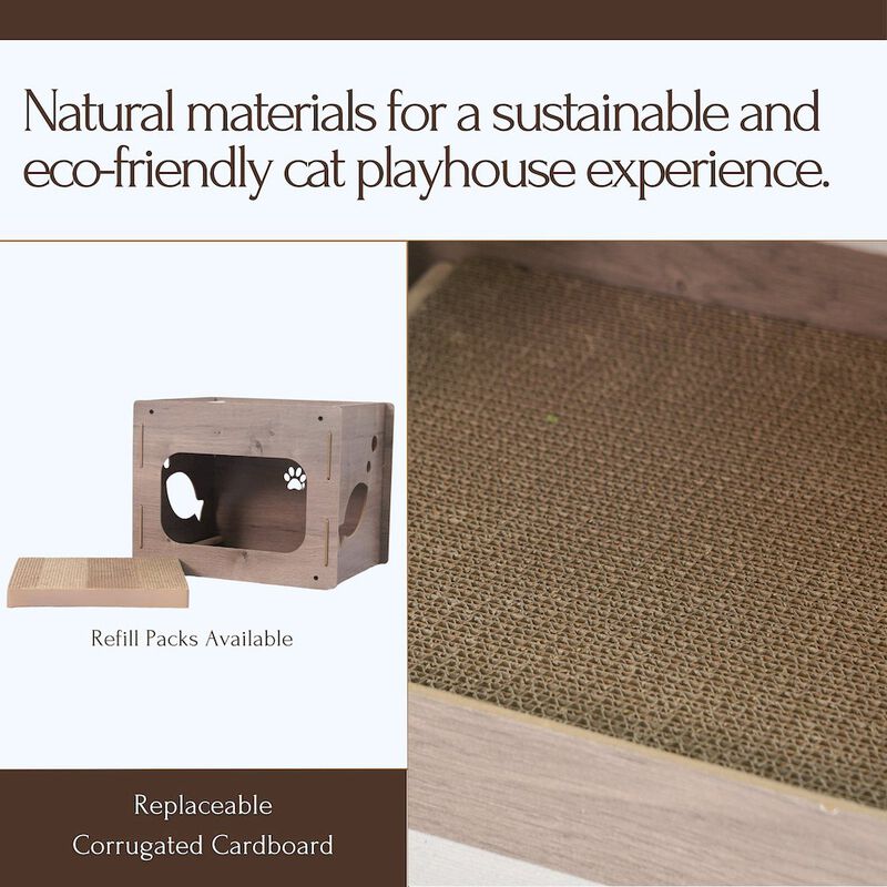Petpals Jodie Minimalist Cat Playhouse