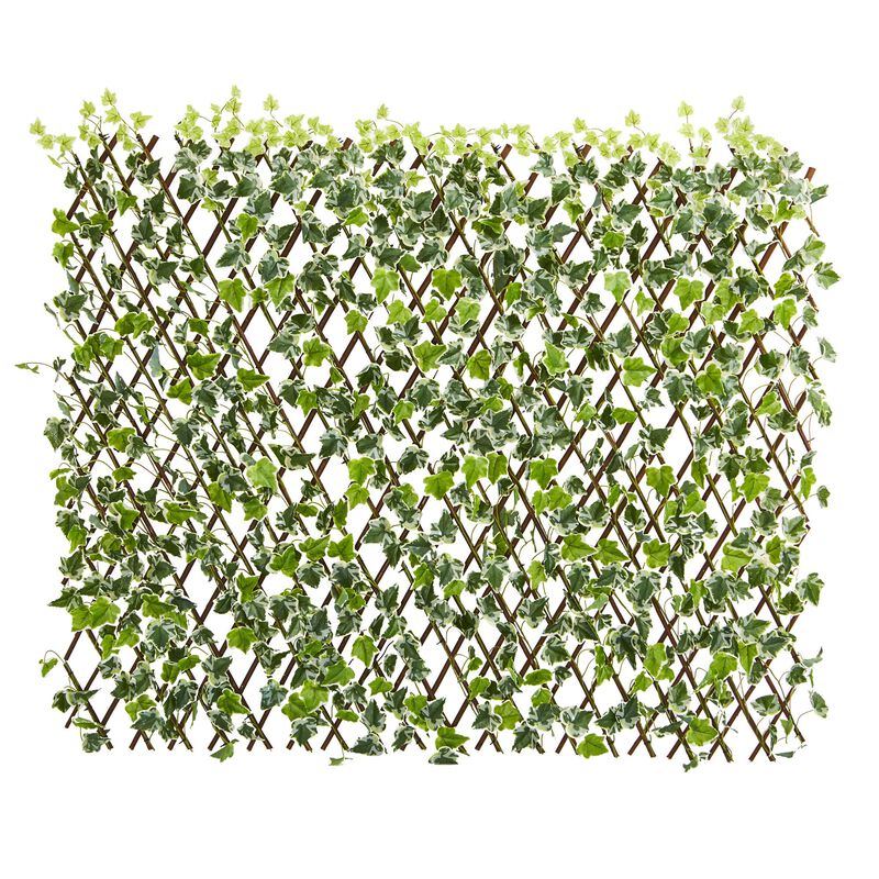 Hivvago 39" English Ivy Expandable Fence UV Resistant & Waterproof