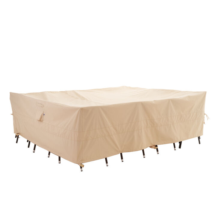 Waterproof Outdoor Patio Rectangular Table Chairs Set Cover