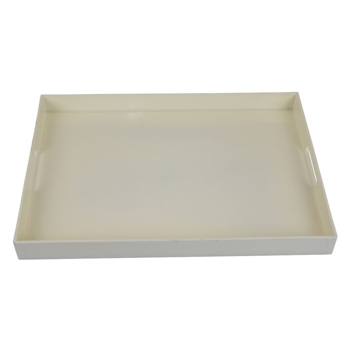 Diana Serving Tray with Integrated Handles, Polyurethane
