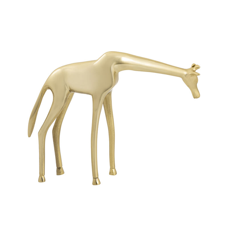 Small Brass Giraffe Sculpture