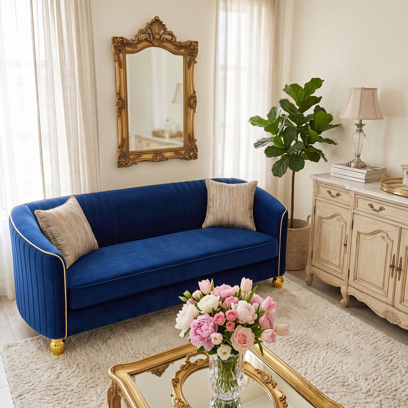 Grebol 3 Seater Velvet Sofa image number 5