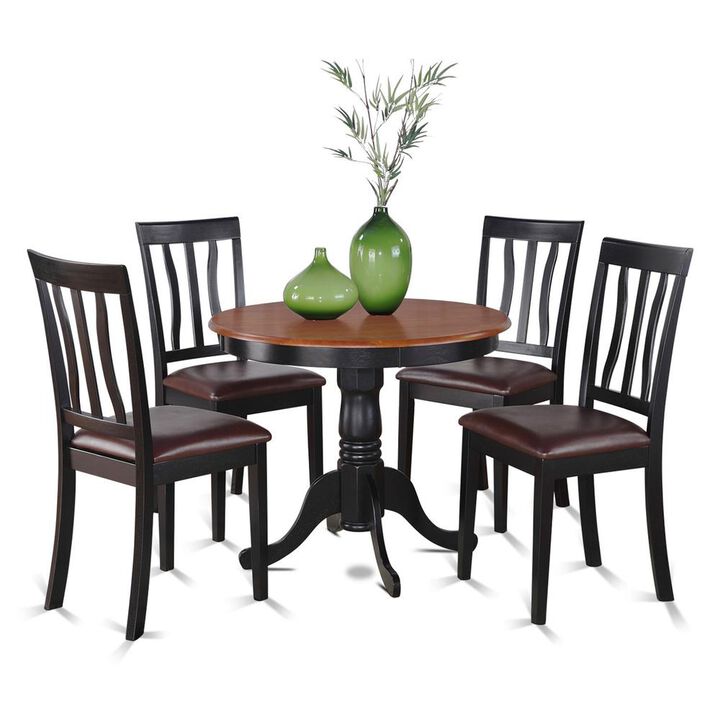 5 PC Kitchen nook Dining set-small Table as well as 4 Kitchen Dining Chairs