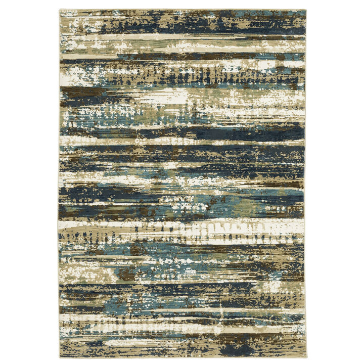 HomeRoots Abstract Area Rug
