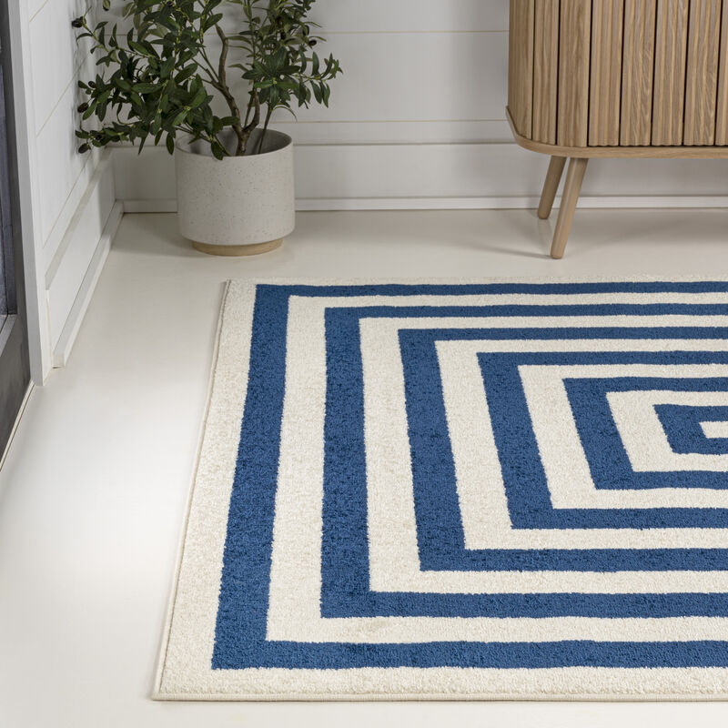 Bandol Modern Classic Mitre Stripe Area Rug