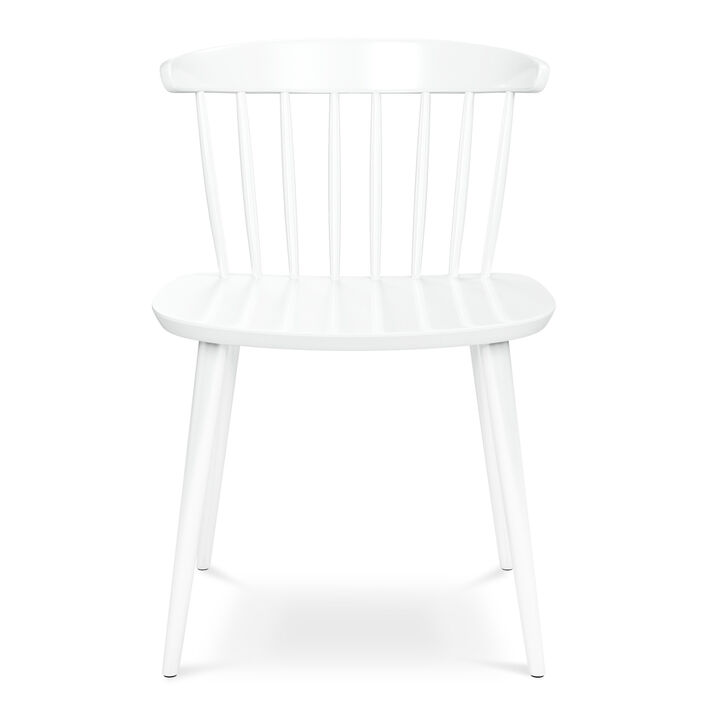 Heavy-Duty Plastic Slat Back Dining Side Chair – Restaurant & Home Seating