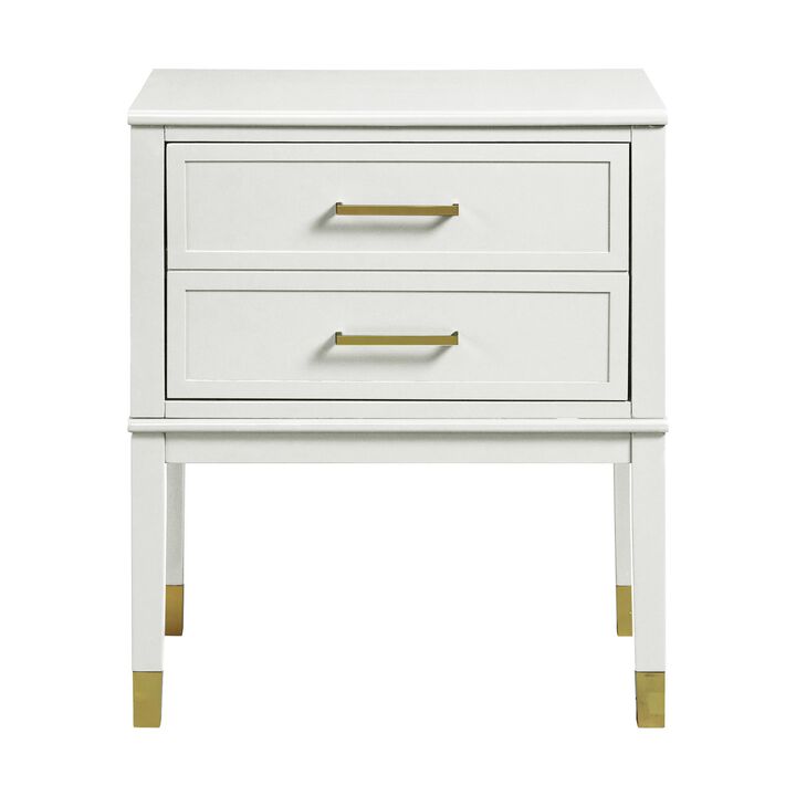 Brody Side Table in White