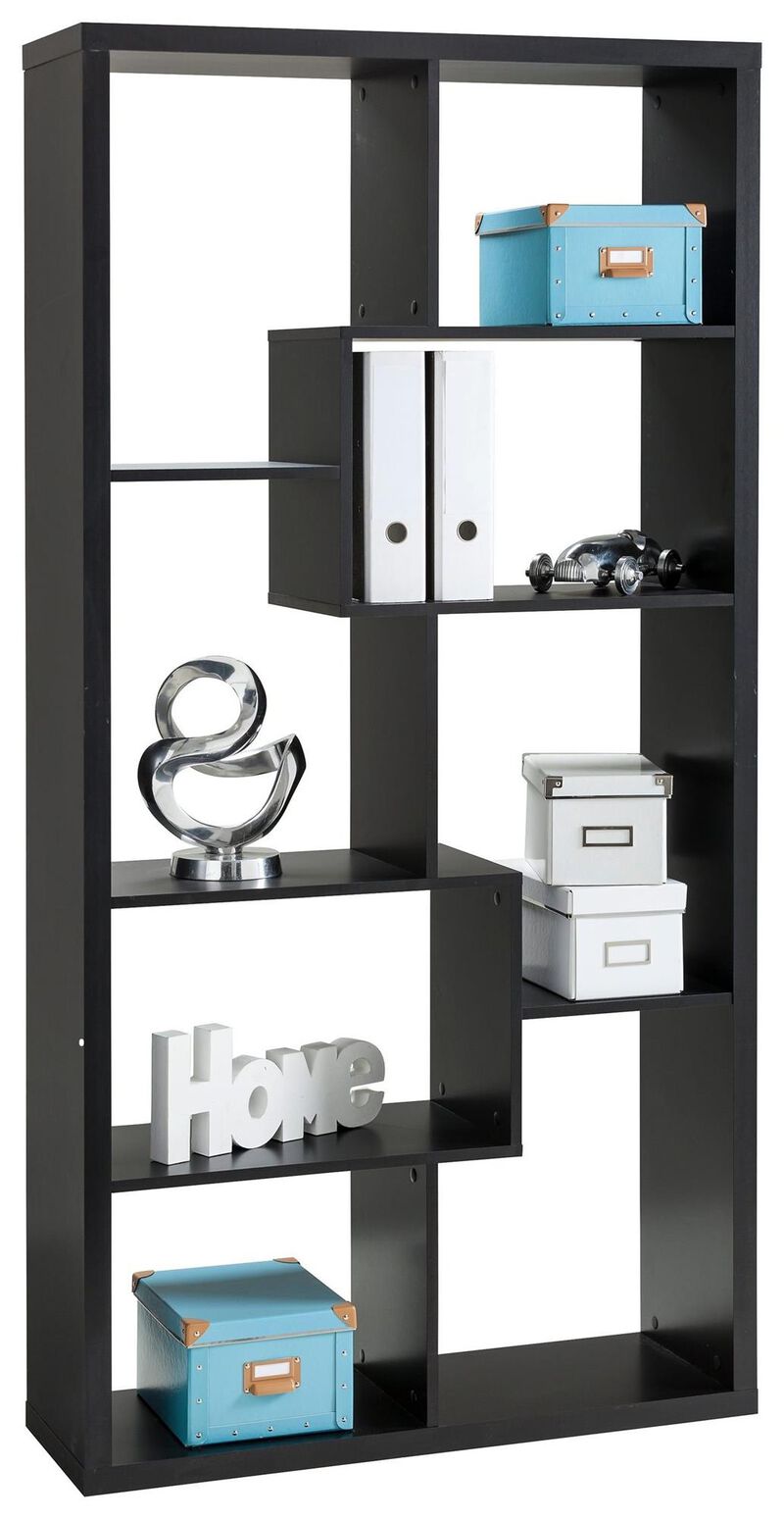 Leva Scandinavian Style Open Bookcase with Multiple Shelves