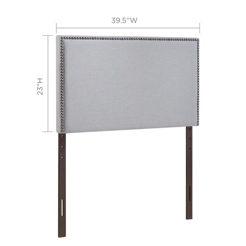 Modway - Region Nailhead Twin Upholstered Headboard image number 3