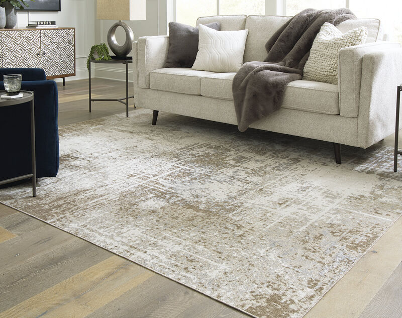 Grifflain 7'10" x 10'3" Washable Rug image number 1
