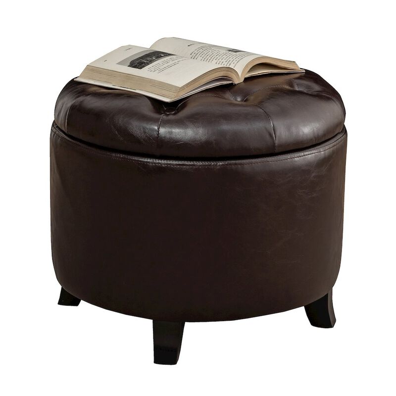 Convience Concept, Inc. Designs4Comfort Round Storage Ottoman
