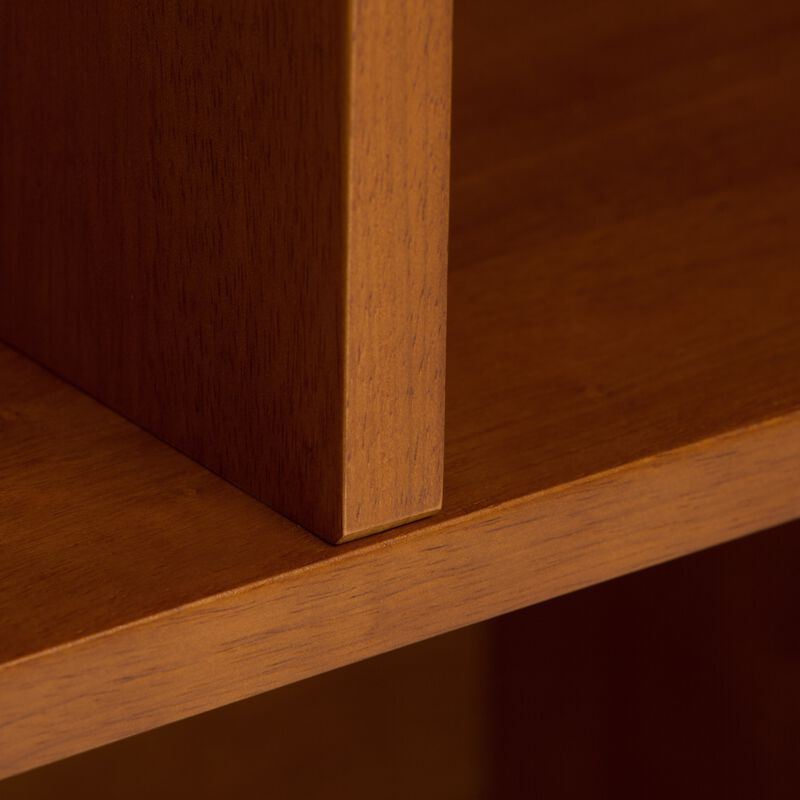 Lirbru Mid Century Wide Bookcase image number 5
