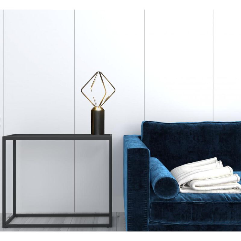 Hivvago 20" Silver Geometric Pedestal Contemporary Table or Desk  Lamp