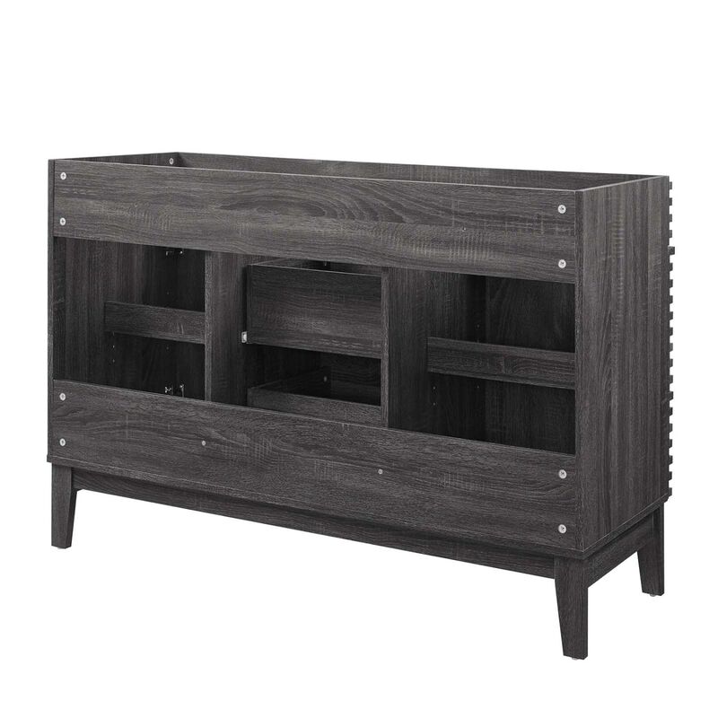 48 in. Render Double Bathroom Vanity Cabinet, Charcoal image number 7