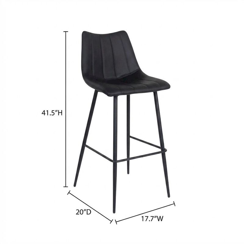 Starlight Canyon Home Upholstered Counter Stools Set of 2, Contemporary Bar Stools with Footrest image number 1