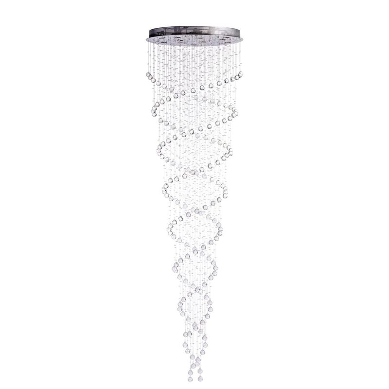 Crystal Chandelier Double Helix 12 LED Light
