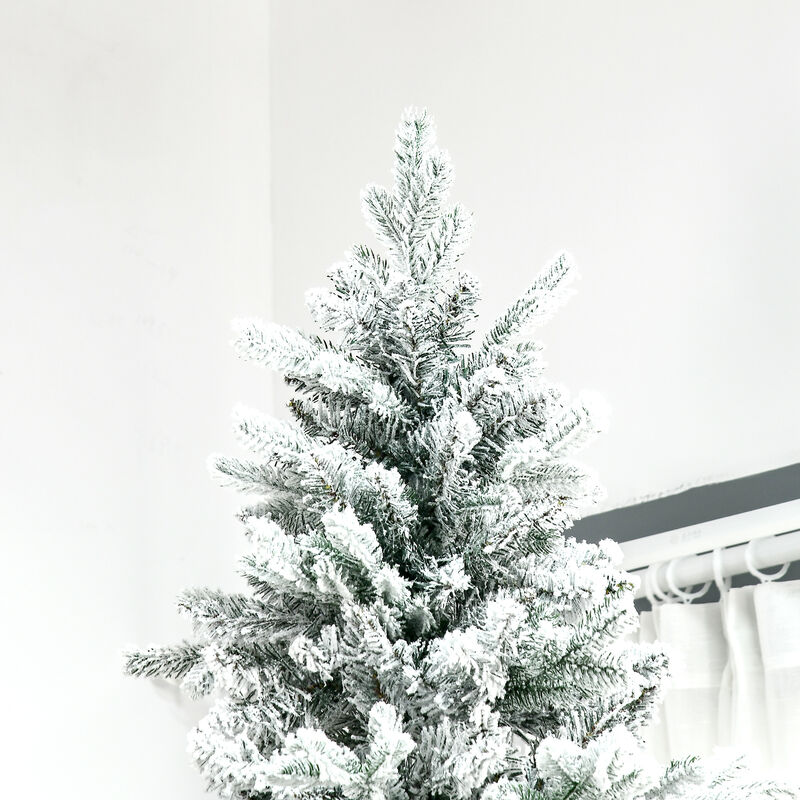 BreeBe 9FT Auto-Open Artificial Christmas Tree with Realistic Pine Branches image number 7