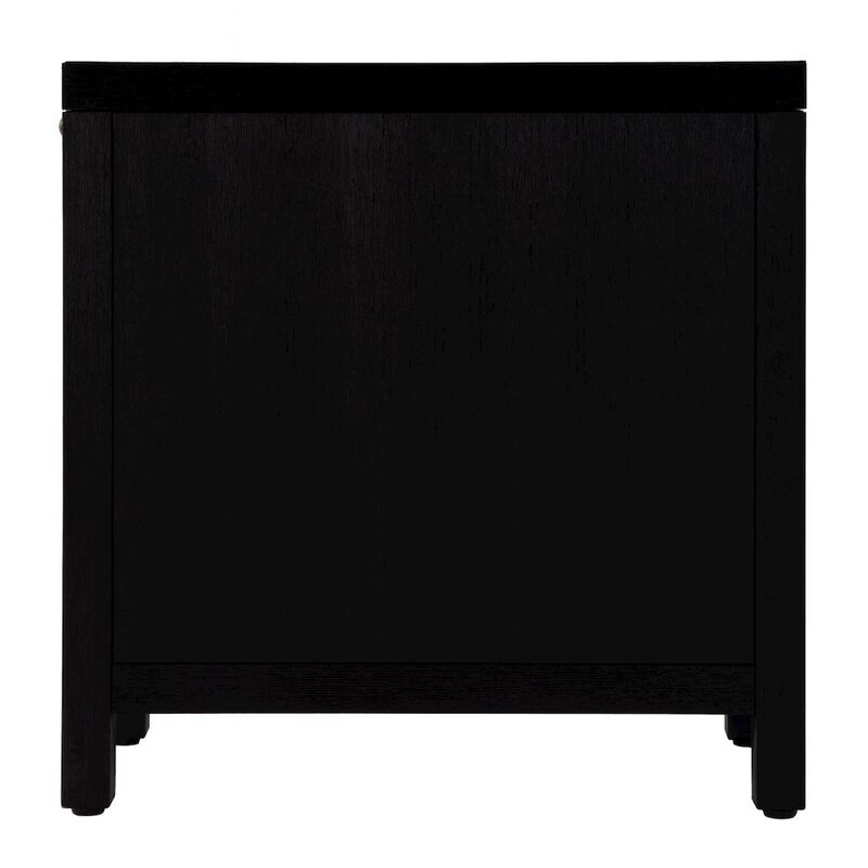 Butler Specialty 12 in. W Rectangular Wood 1 Door Narrow End Table with Pull-Out Tray, Coffee