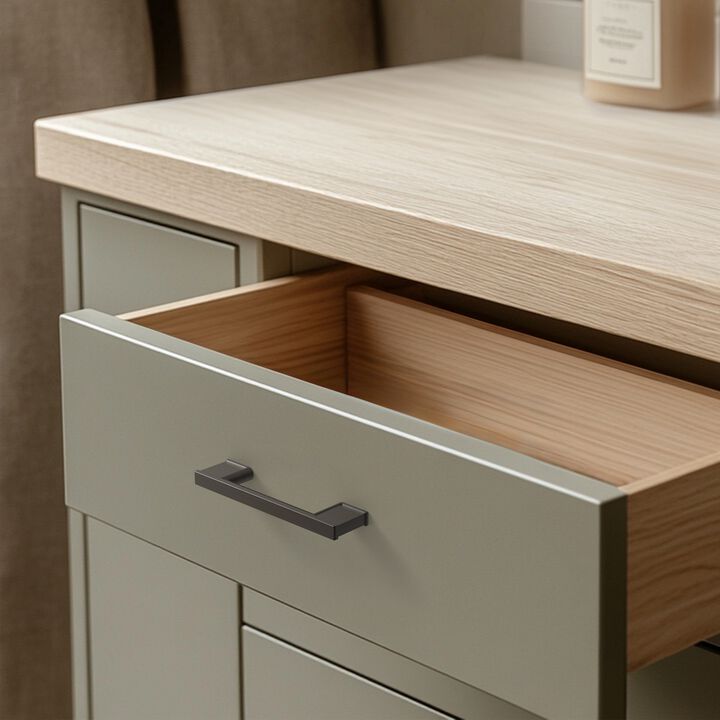 Hestia Hardware 10 Pack 3.75 Inch New Slim Square Cabinet Handles