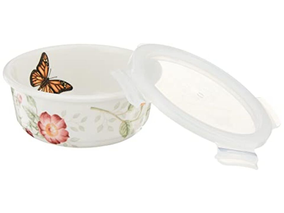 Lenox Butterfly Meadow Round Serve and Store, Small