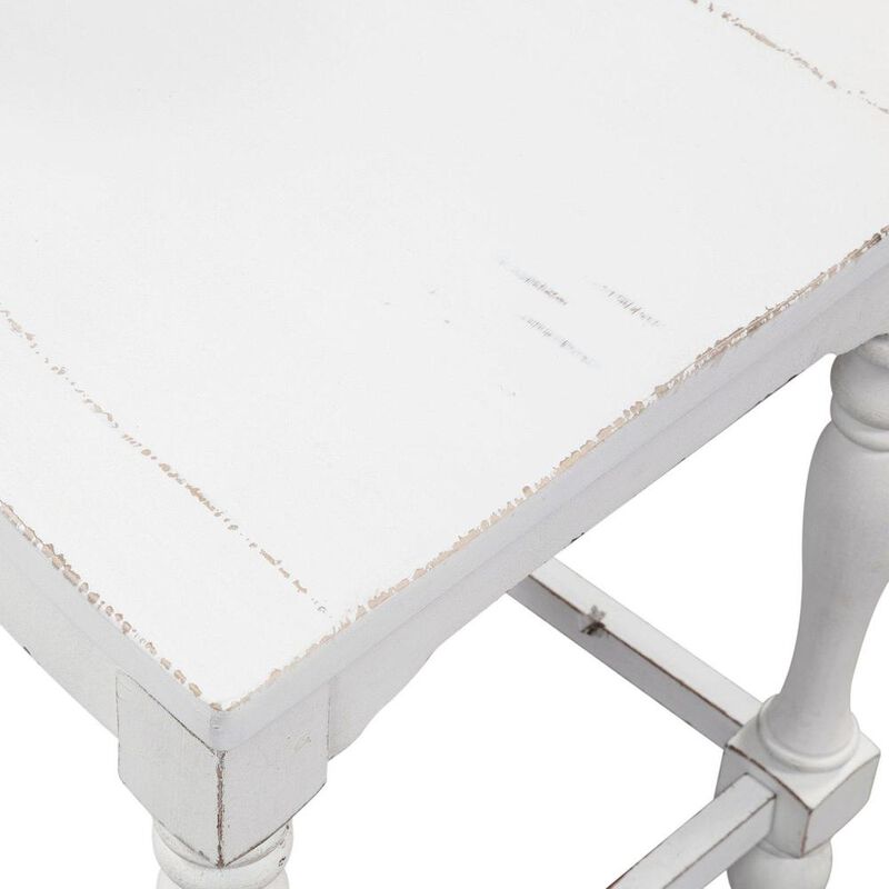 Liberty Furniture Magnolia Manor Ladder Back Counter Chair (RTA) in Antique White image number 4