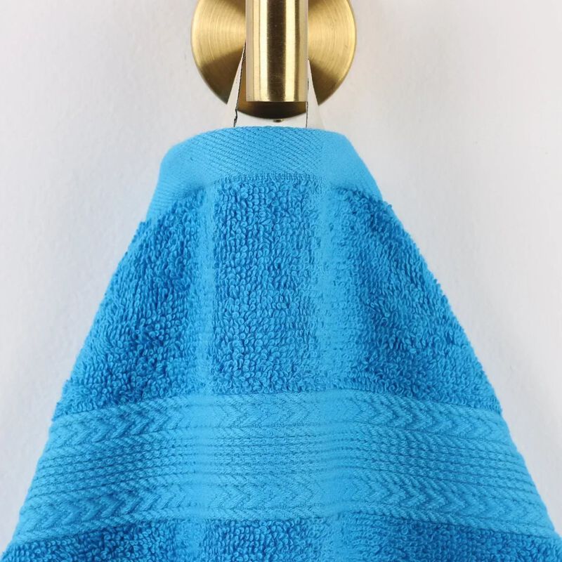 6-Piece Cotton Hand Towel Set for Bathroom and Guest Use image number 2