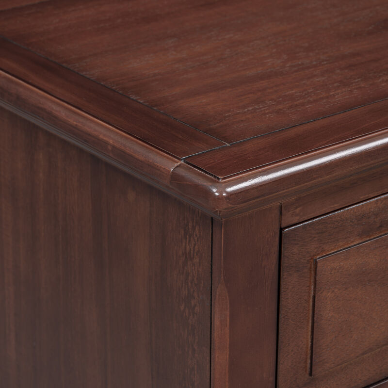 Merax Classic 3-Drawer Nightstand Storage Wood Cabinet