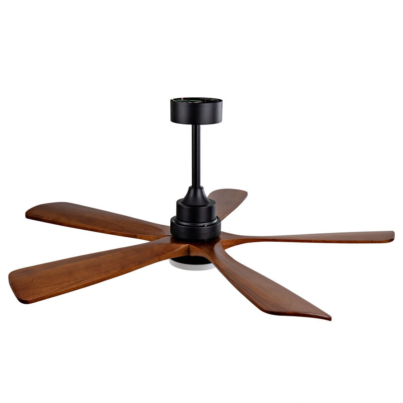 ELEMENT ACE Modern 52 Inch Outdoor Ceiling Fan with Integrated LED Light and Silent DC Motor image number 8
