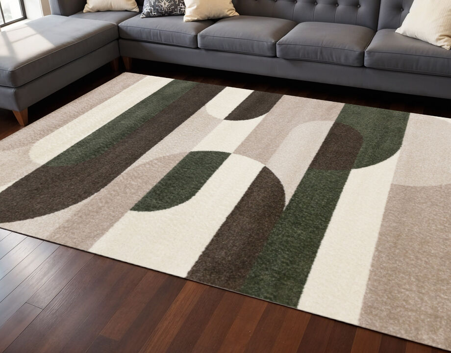 HomeRoots Geometric Area Rug