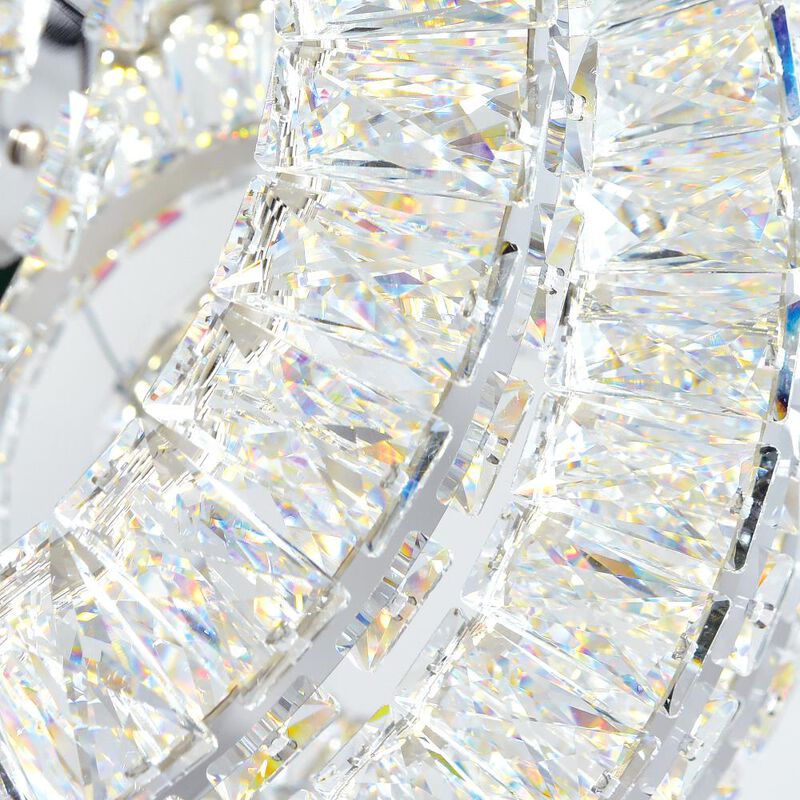 Celina LED Chandelier With Chrome Finish