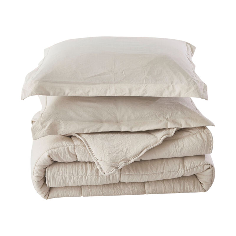 Queen Size Navy 3 Piece Microfiber Reversible Comforter Set