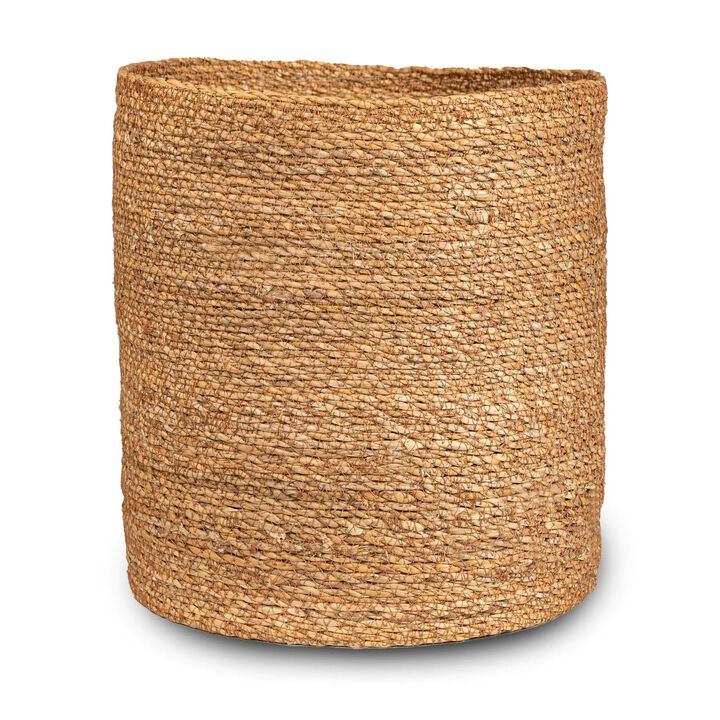 Tall Cylindrical Seagrass Planter Basket (Set of 5)