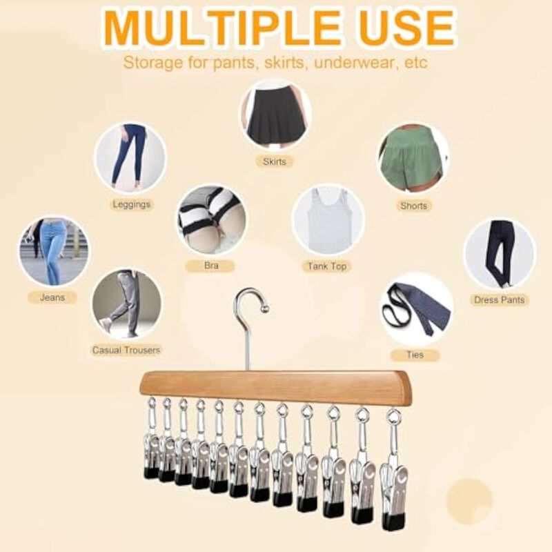 Tank Top Hanger | Rotatable Bra Organizer for Closet | Max 24 Storage Capacity image number 3
