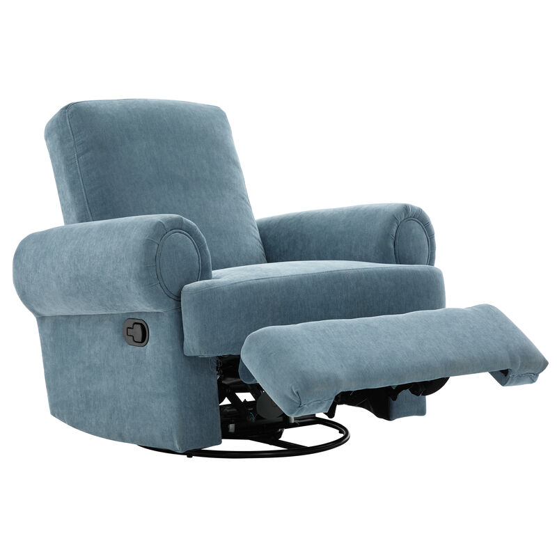 Merax Manual Recliner Chair with Rocker & Swivel Base