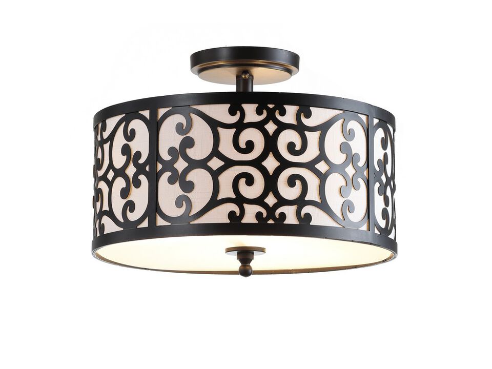 Katherine Metal LED Semi-Flush Mount