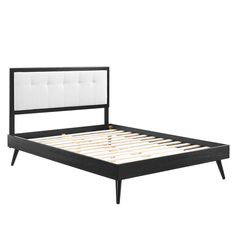 Modway - Willow Queen Wood Platform Bed with Splayed Legs