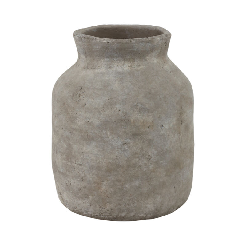 12x10" Milk Vase, Gray image number 2