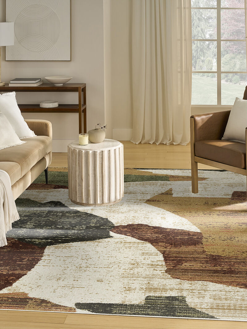 Nordic NRC18 Beige/Multicolor 8' x 10' Rug