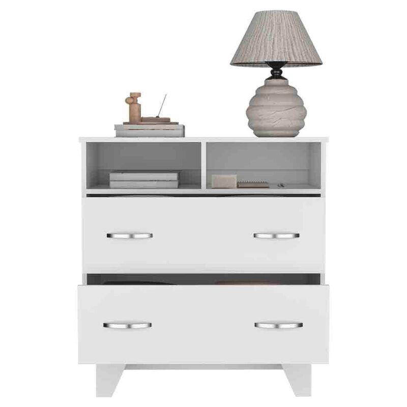 Double Drawer Dresser Arabi, Bedroom, White