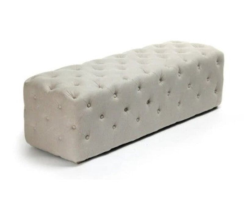 Oliver Tufted Bench image number 0