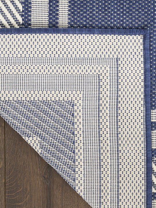 Horizon Indoor/Outdoor HOZ03 Navy 9' x 12' Rug