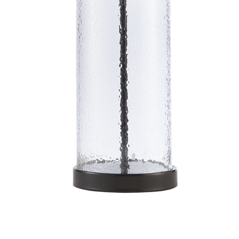 Streamdale Macon Glass Cylinder Table Lamp