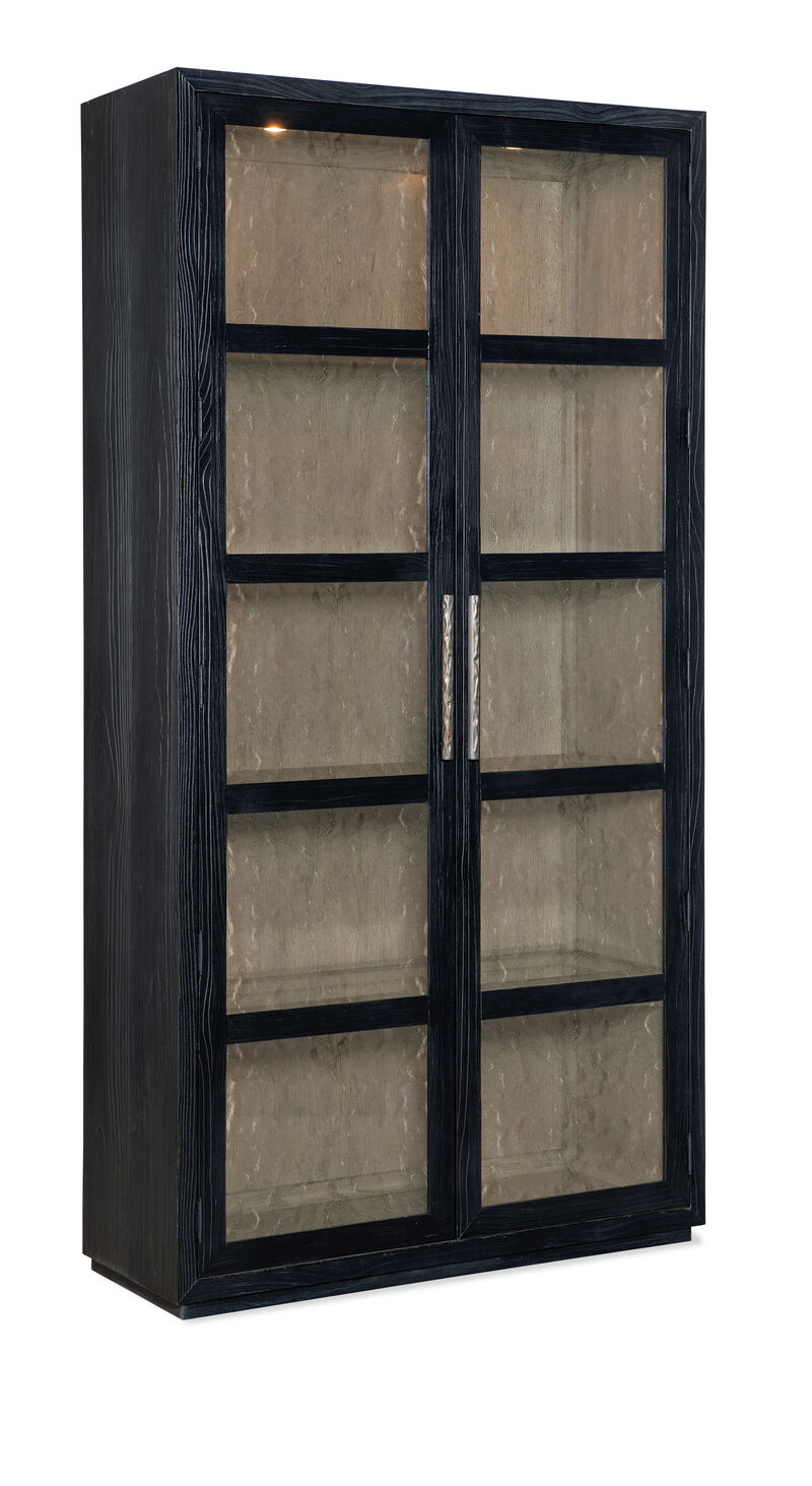 Linville Falls Shou Sugi Ban Curio Cabinet